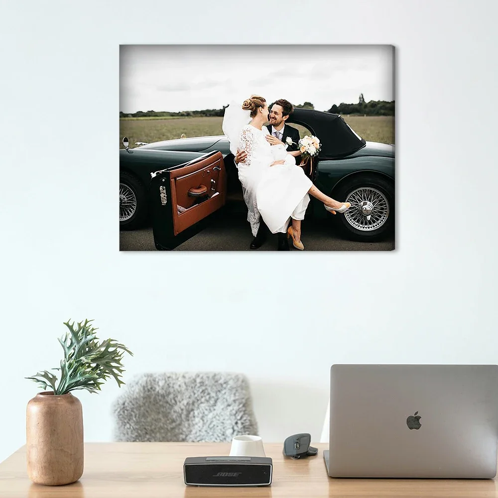 Custom Personal Photos With Frames Canvas Paintings Custom Posters Birthday Gifts Art Photos Pets Wedding Photos Business Logo