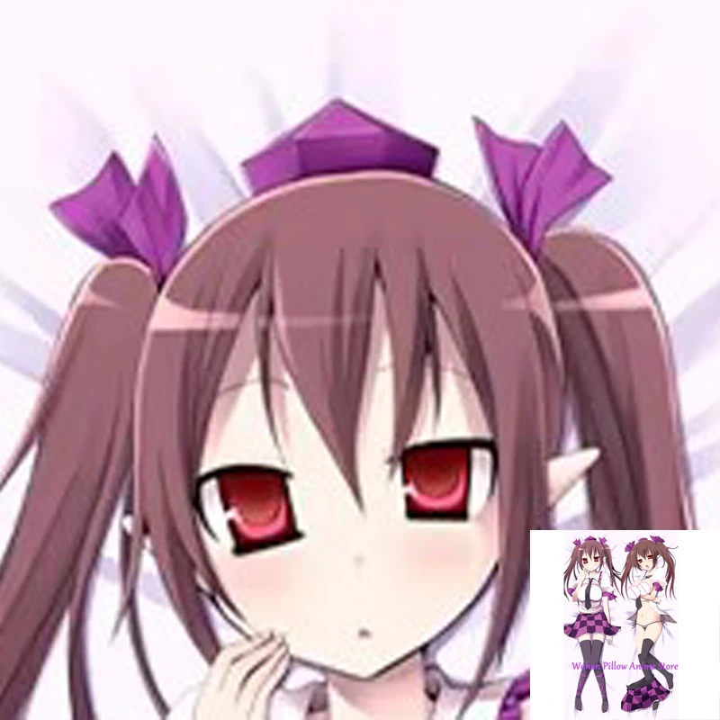 

Dakimakura Anime Pillow Cover Himekaido Hatate Double Sided Print Life-size Halloween Christmas Decoration