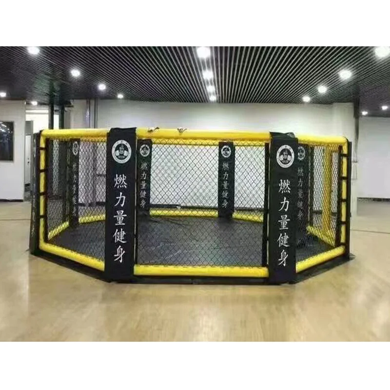 

All Size Floor Type MMA Wrestling Cage 4m/5m/6m Octagon Fight Cage for Professional Gym Martial Arts Competition