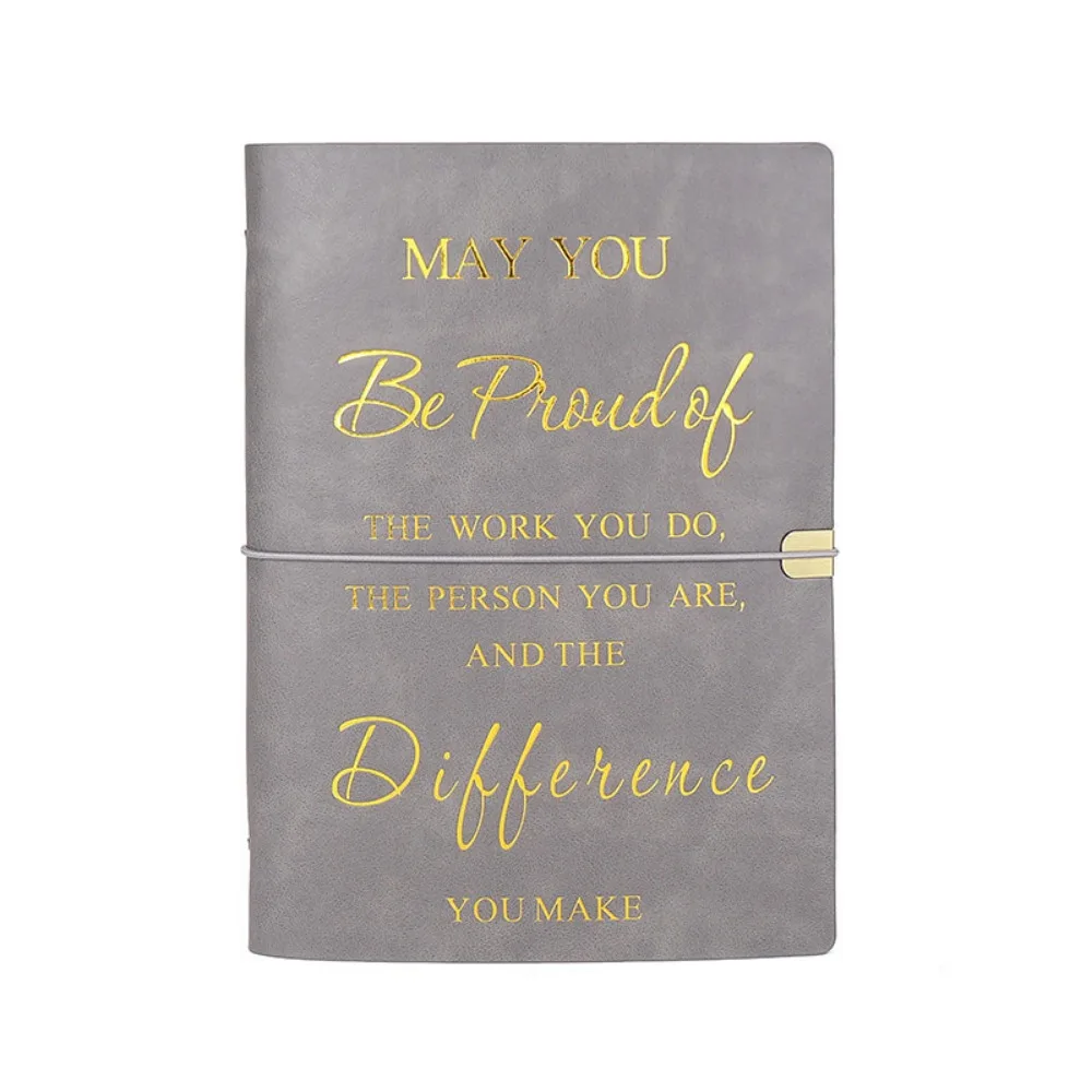 

Weekly Planner 80 Sheets A5 English Notepad Horizontal Line English Handbook Portable Soft PU Leather Cover Diary Stationery