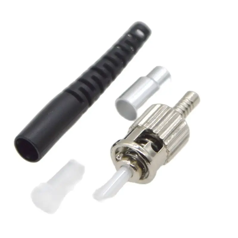 100set ST Optical Fiber Connector Loose Parts 2.0/3.0 ST Closed Connector Zinc Alloy With Ceramic Core Factory Price Wholesale