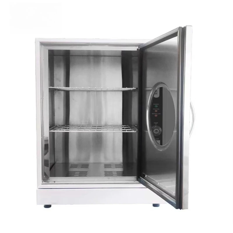 108L Large Capacity Water Fed Towel Sterilizer Cabinet Heating Warmer for Hair Beauty Salon & Home Use