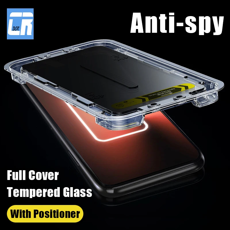 One-click Installation Privacy Anti-Spy Tempered Glass For Realme GT Neo 5 SE 3T 2T 3 2 Screen Protectors Realme 10 9 8 X7 7 Pro