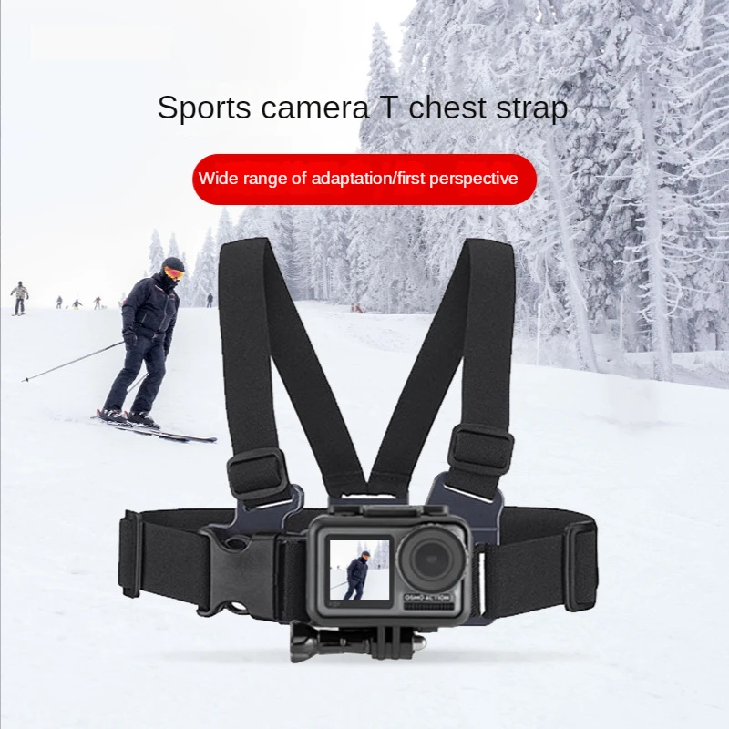 Chest Strap mount belt for Gopro hero 11 10 9 8 7 6 5 4 Insta360 R X2 X3 DJI Action 3 2 camera Harness Go Pro SJCAM Accessories