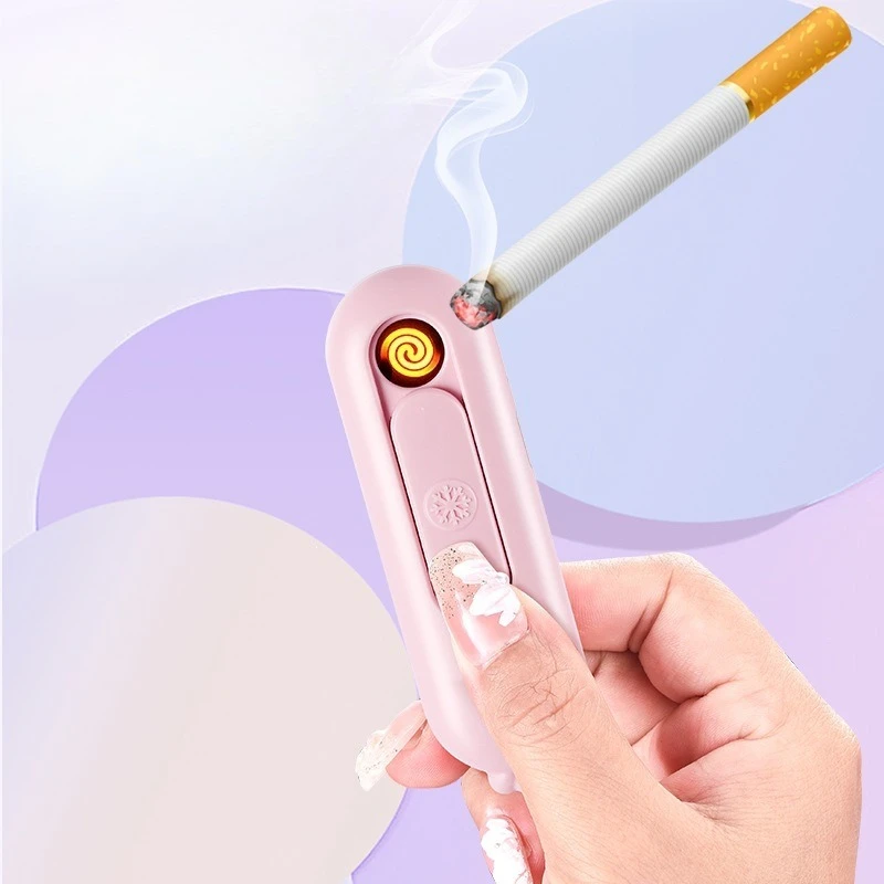 New Compact and Portable Mini Cigarette Lighter Silent Lighter Explosion