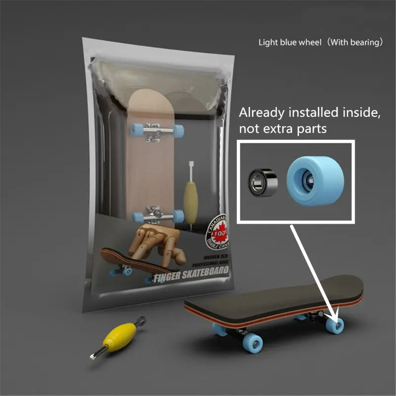 Vinger Skateboard Houten Toets Speelgoed Professionele Stents Vinger Skate Set Nieuwigheid Kinderen Kerstcadeau