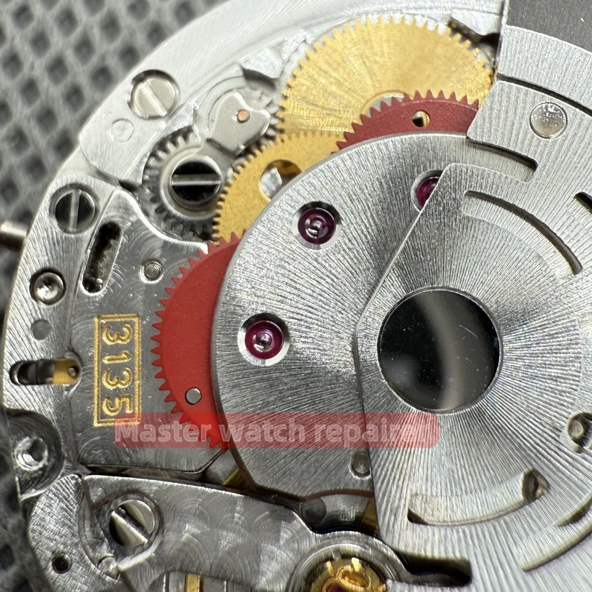 VSF 3135 movimiento mecánico automático volante azul movimiento de reloj VS 3135 limpio fábrica de Dandong sin logotipo