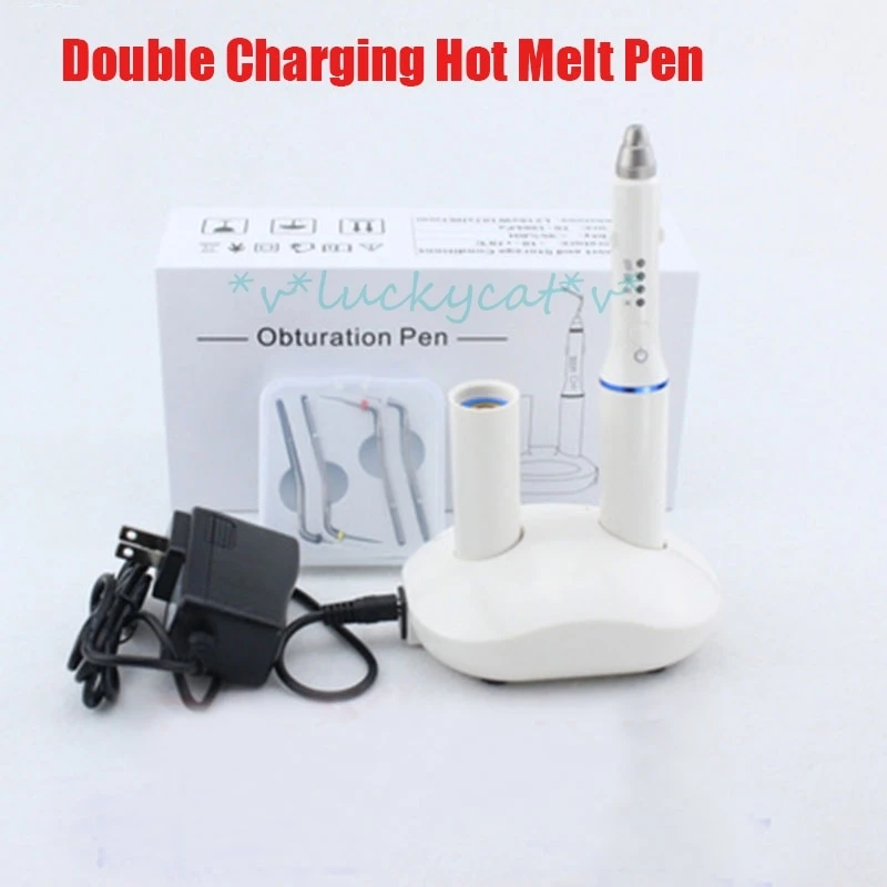 Dental Double Loading Hot Melt Filling System Wireless Beating Percha Obturation System Endo Heater With 4 Tips for dentist item