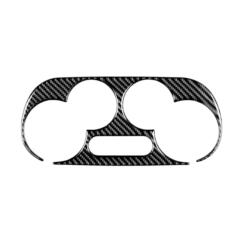 

Durable Carbon Fiber Air Conditioning Knob Cover Airs Vents Trim for 500