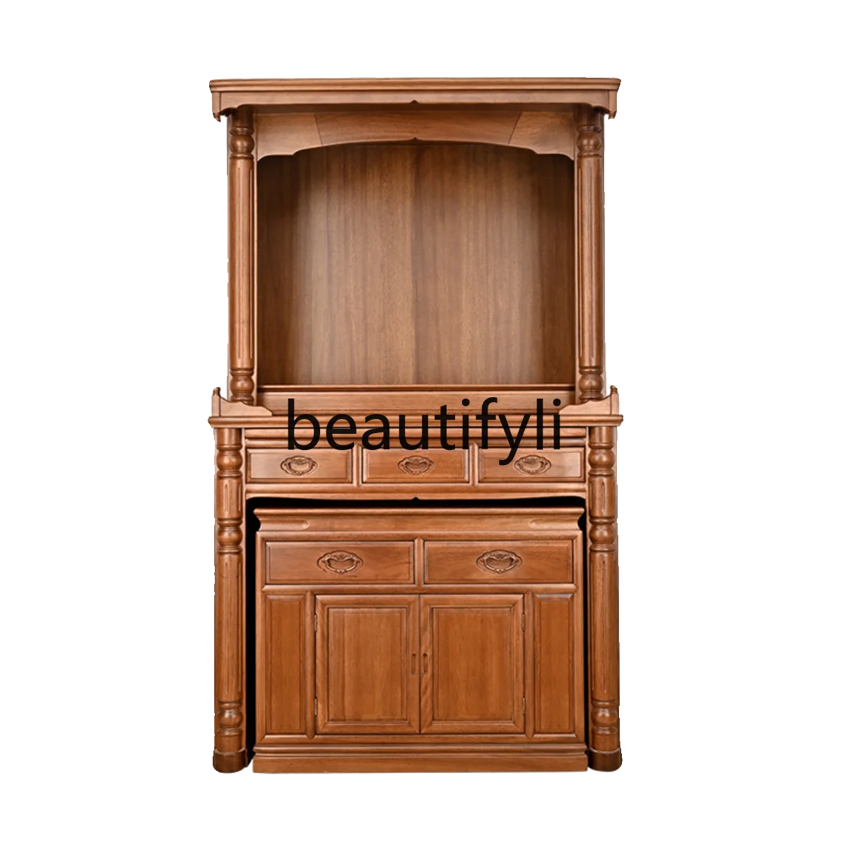 

Solid wood Buddhist niche new Chinese vertical cabinet household offering table Buddhist platform Bodhisattva offering table