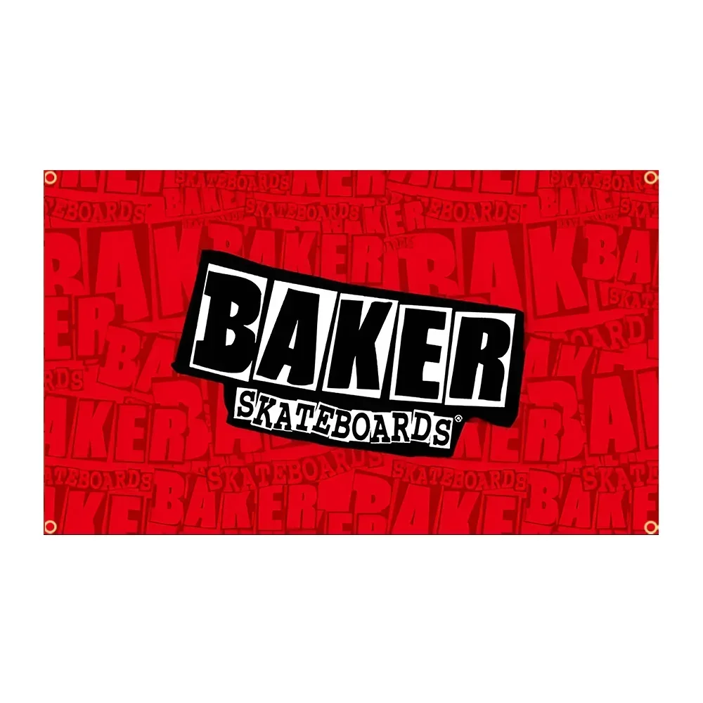 3x5Ft B-Bakers Skateboards-Flagge, Polyester, bedruckt, anwendbar auf Heim- oder Außendekoration, Banner, lustige Flaggen für Schlafzimmer, Flaga