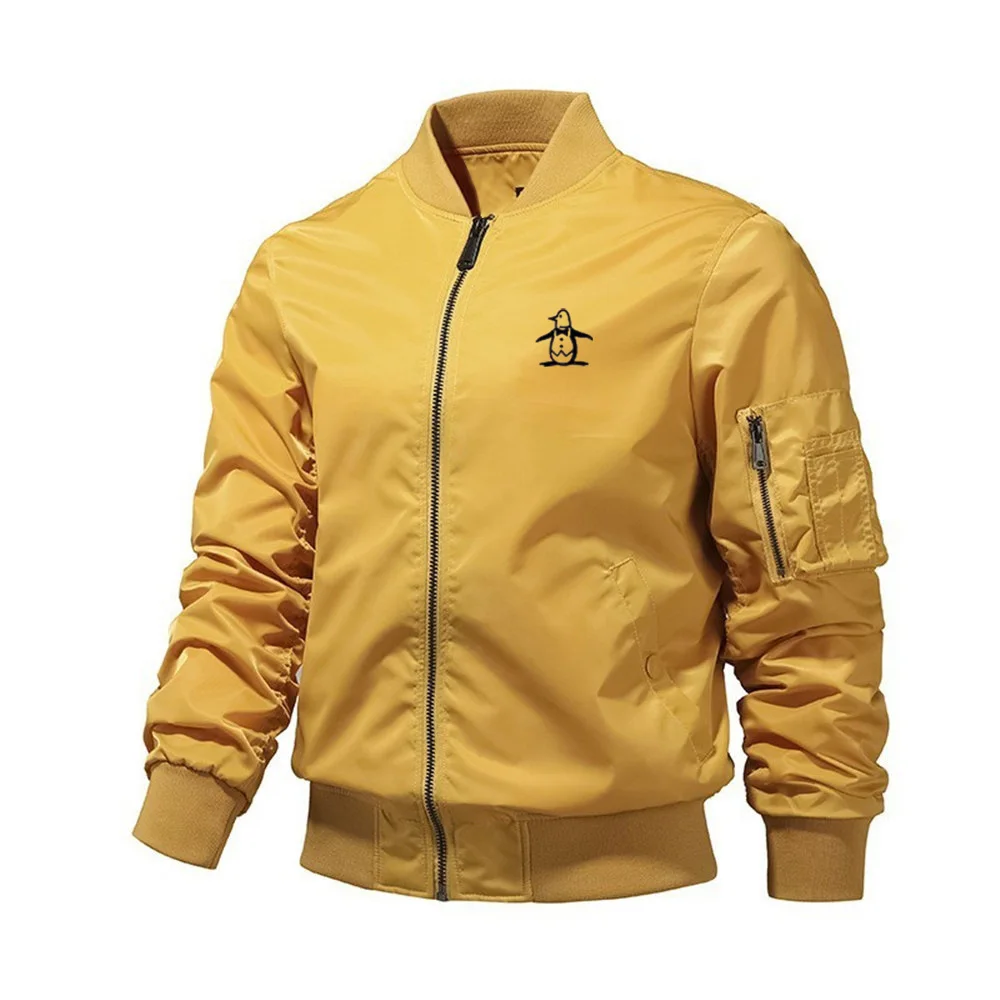 

Spring/Summer 2025 Men's High-Quality Coat "Men's Jacket, Uniform Color, Pilot Style, New Baseball Jacket, Outdoor Coat for Men,