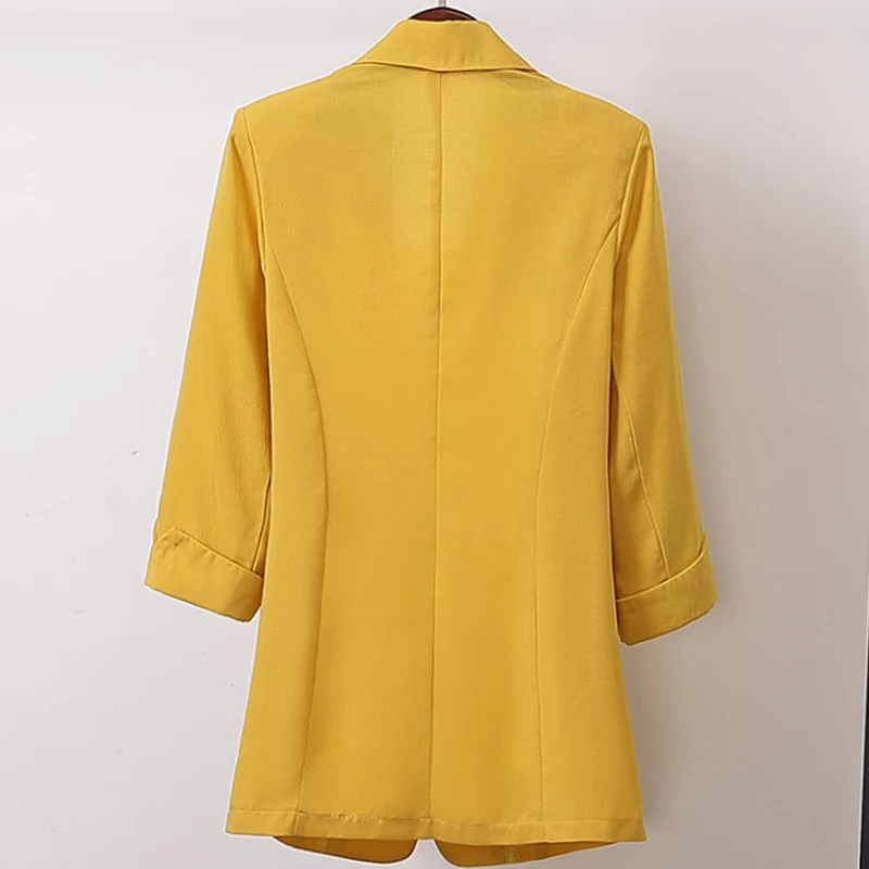 Women Spring Summer Autumn Hot Sale Cotton and Linen Suit Jacket Loose Casual Fashion Suit Clothing Thin Shirt Blazers Blouse