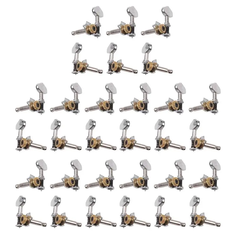 

Новое поступление 3L3R 30 шт. 1:18 гитарные струны, колки для настройки тюнера, колки, ручки, ключи для настройки акустической или электрогитары Silv