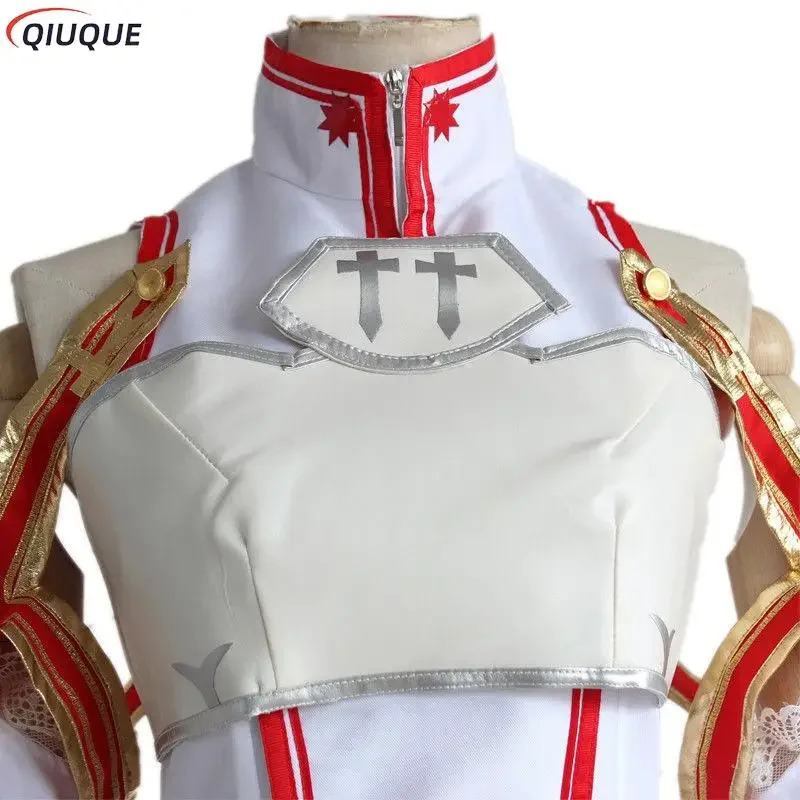 Anime Sword Art Online Yuuki assuna costume cosplay parrucca collana donna uniforme abito stella battaglia abiti costumi di Halloween