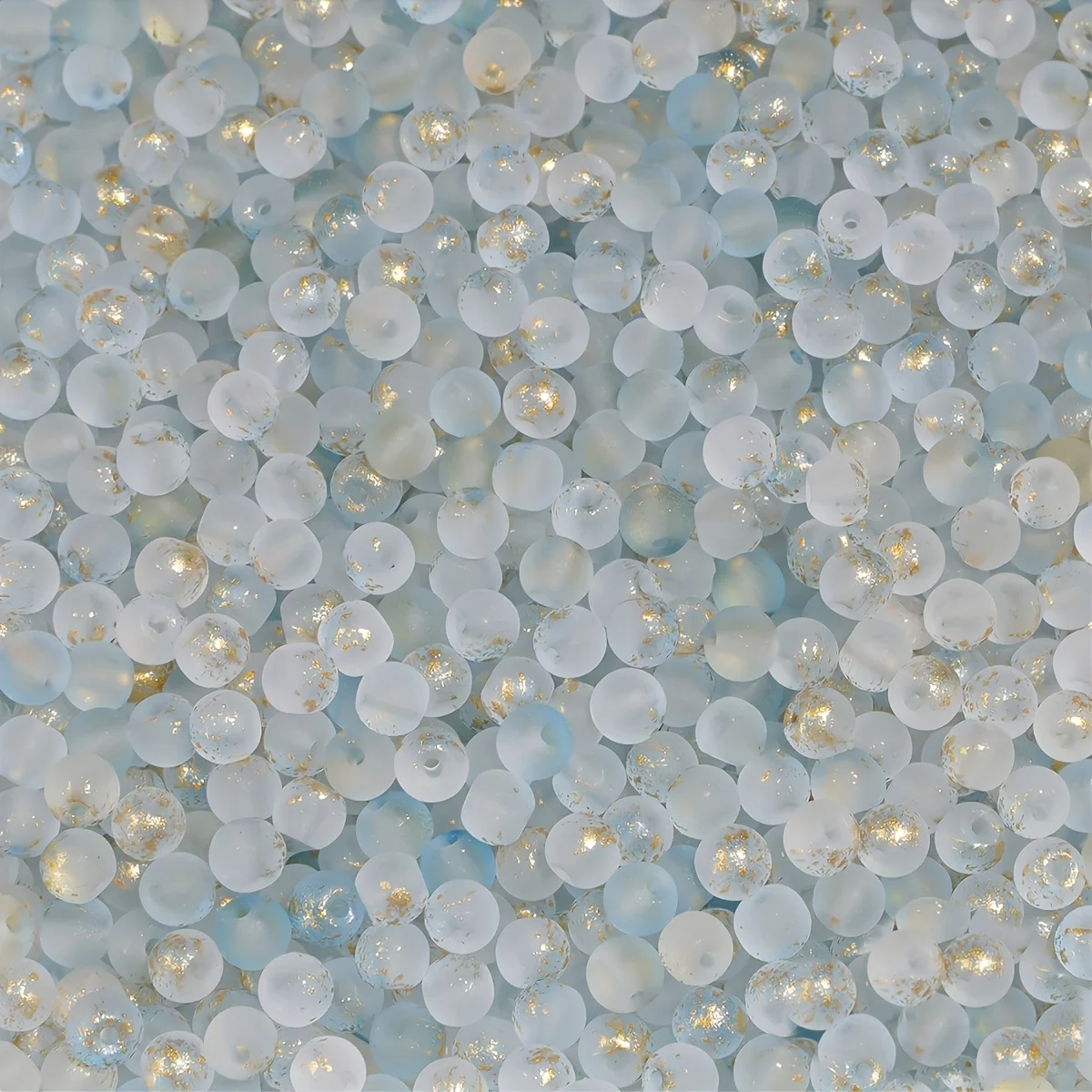 6mm 220pcs Frosted Gradient Spotted Round Beads Can Be Used to Make Bracelet Necklaces for DIY Jewelry Materials image 6