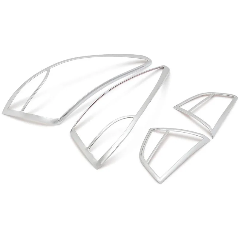 ABS Chrome Traseira Lâmpada Luz Traseira, Decoração Capô, Guarnição Da Tampa, Acessórios para Hyundai Tucson IX35 2010-2014, de Alta Qualidade, 4Pcs por Conjunto