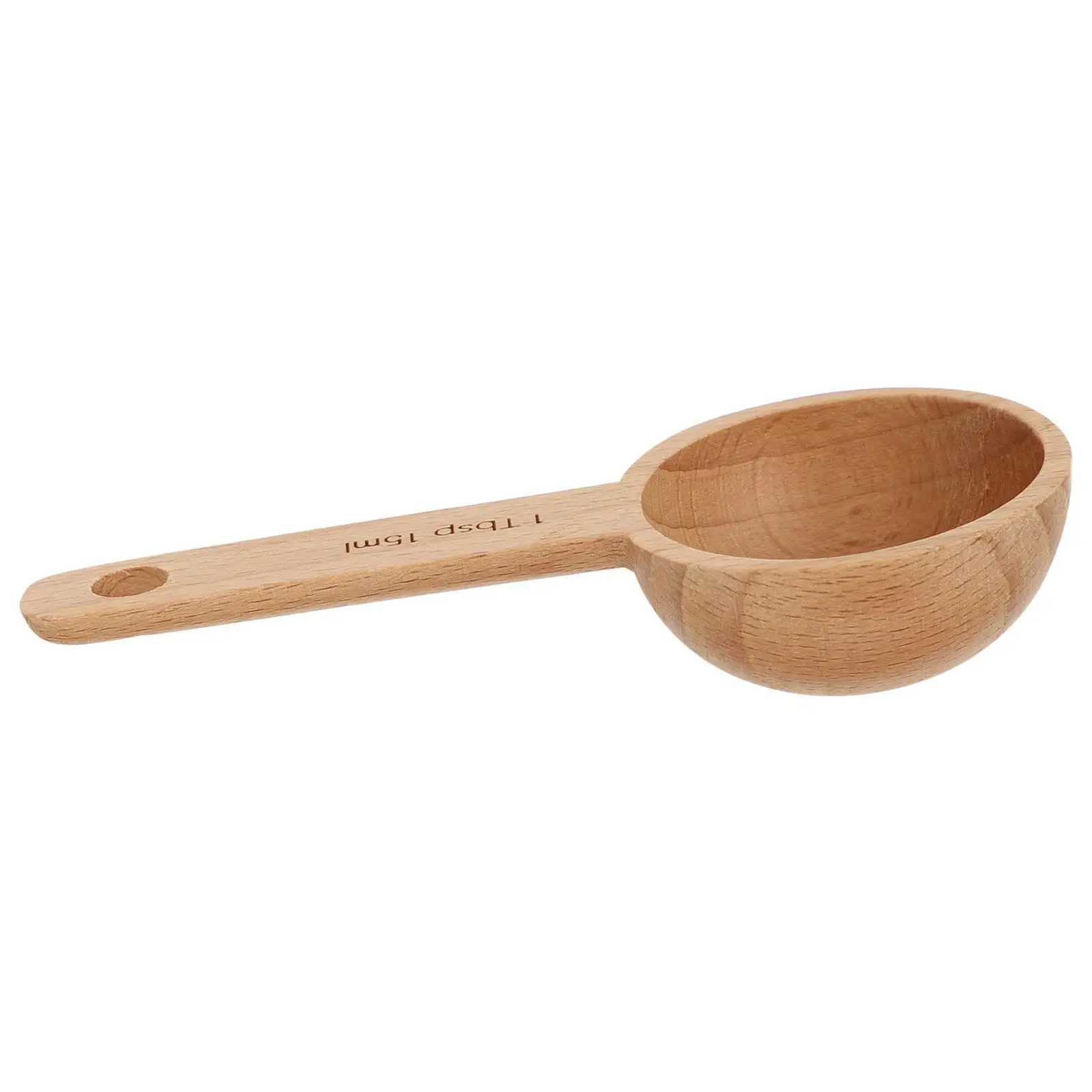 

Wood Measuring Coffee Bean Scoop Kitchen Tool Long Lasting Safe Practical Home Kitchen Measuring Tool Cafe Restaurant