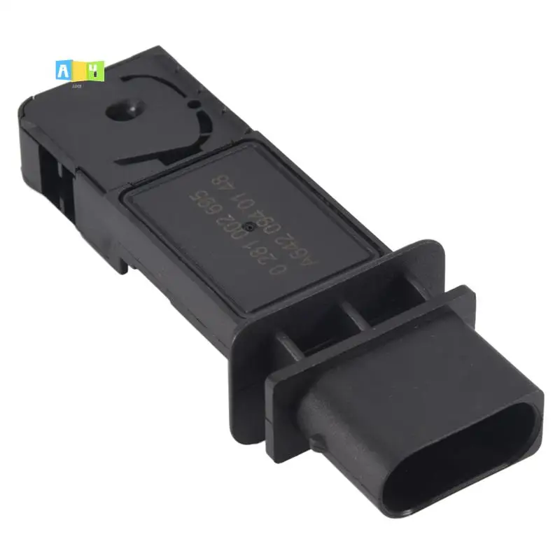 

A04E-2Piece Car Mass Air Flow Sensor Car Accessories A0281002695 Black Fit For Benz E320 E350 GL320 ML350 R350