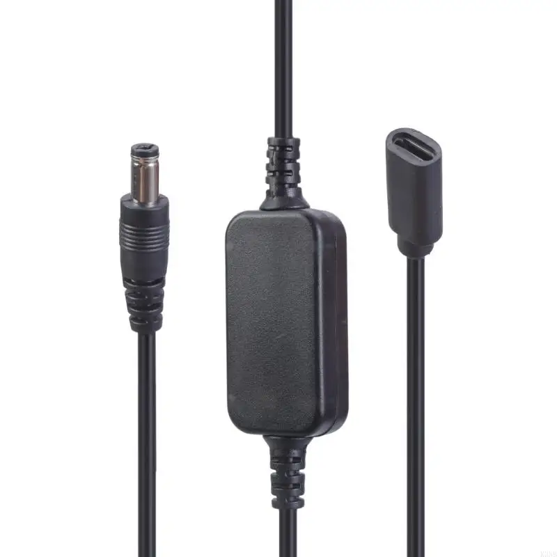 

K3NB Type C Power Line Stepups Cable DC5V to 5.5x2.1mm 12V Voltages Converters