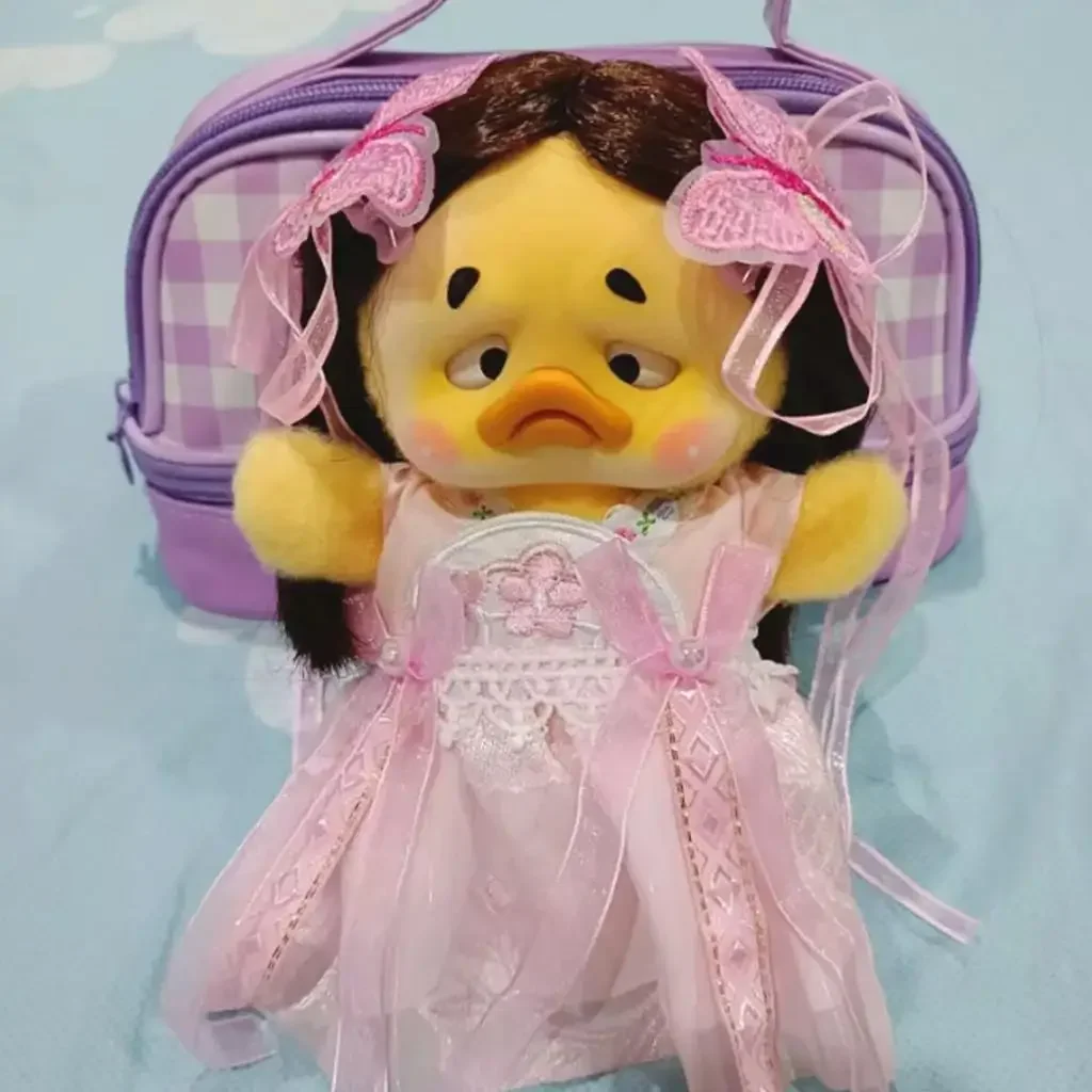 20cm Cotton Plush doll Doll Clothes for Upset Duck Clothing princess court style dress Girls Birthday Gift