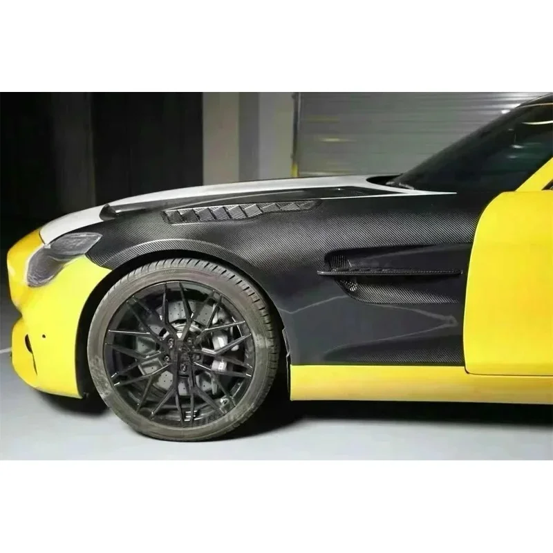 Ultra Light Full Dry Carbon Fiber Front Fenders Fit GT GTS Two-door Sports Car