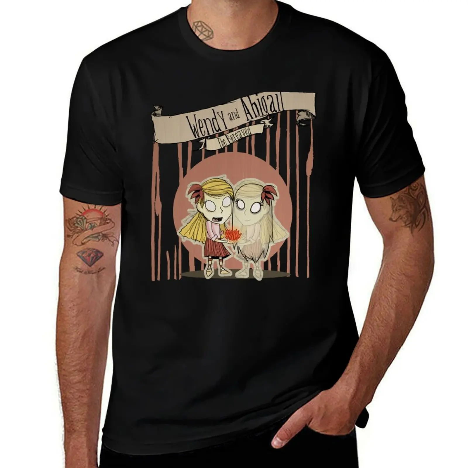 

Don't Starve- Wendy and Abigail T-Shirt Fashion Casual Short Sleeve Top