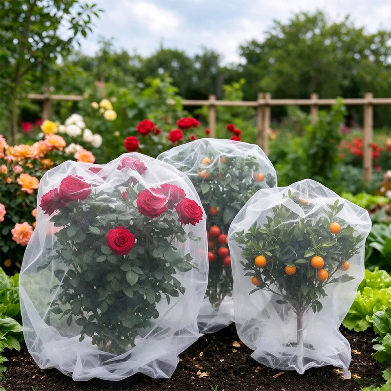 Multi‑Purpose Anti‑Bug Anti‑Bird Plant Netting Breathable Mesh, Protective Cover For Backyard Garden Fruit Vegetable Crops