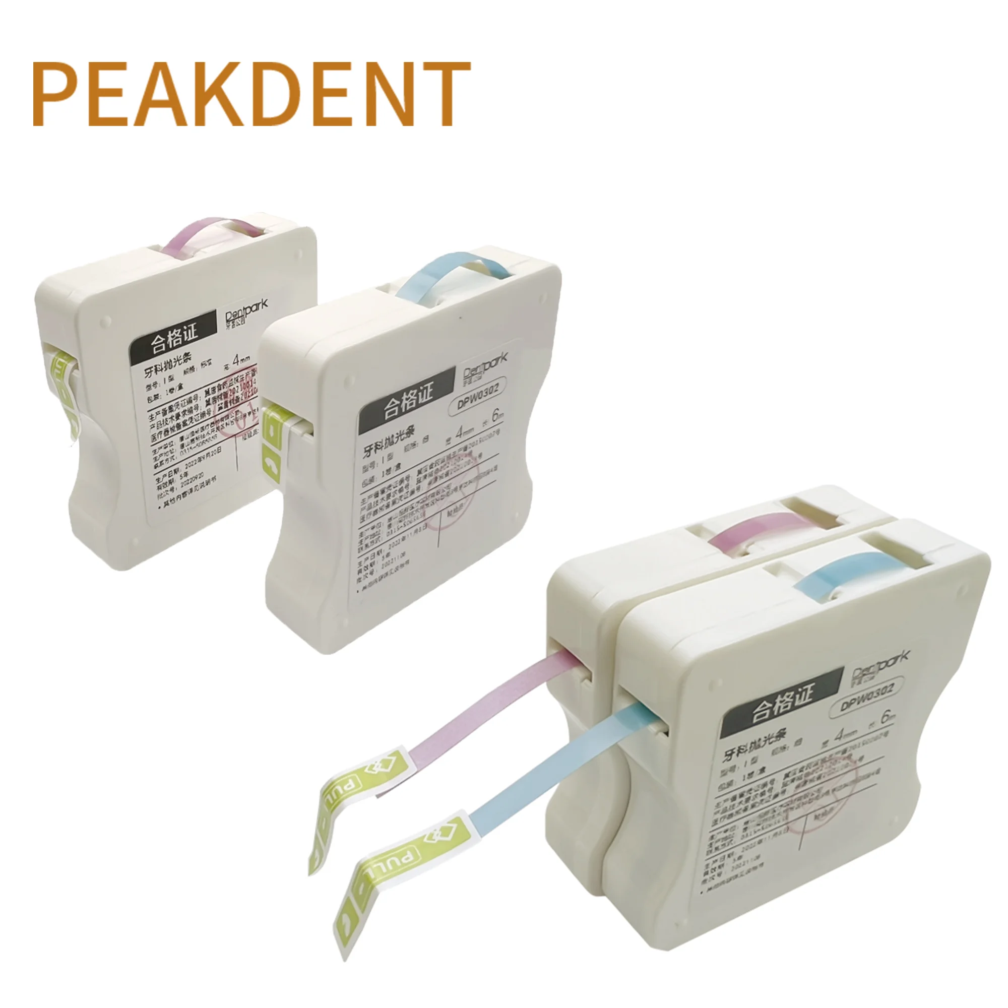 1 Rolle/Box Zahn polierst reifen 4mm * 6m Zahn Inter dental harz Schleifen Schleifen Zähne Bleaching Zahn Mundpflege-Tool