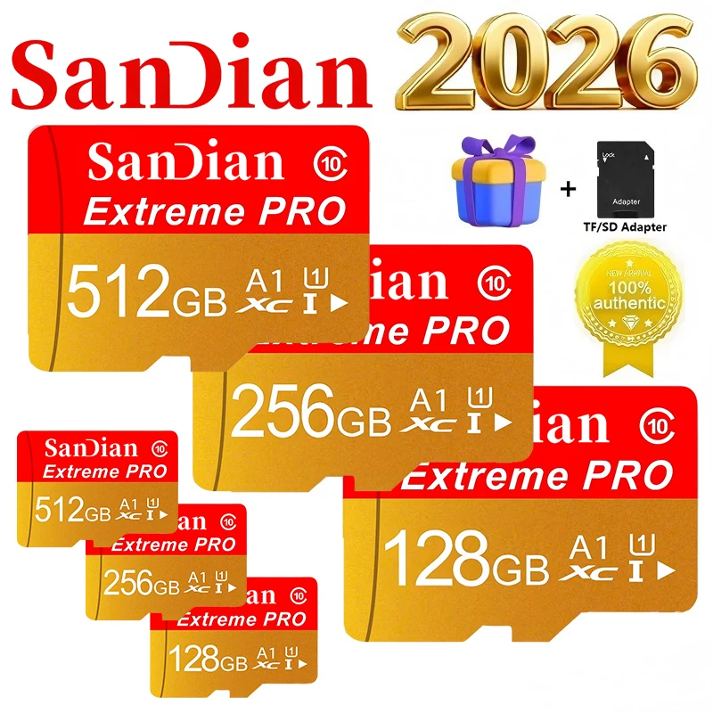 Stable Micro TF SD Card Memory Card TF Cards SD Cards 256GB 512GB 32GB Fast Transfer U3 A1 Class 10 for Dash Cam Laptop