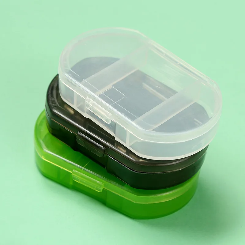 Mini Caso Organizador Pill, Medicine Box, Drug Storage, Viagem Tablet Titular, Medicina Dispenser, 2, 3 Grids