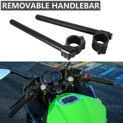 Clip on Ons Fork Riser Handlebar For Kawasaki Ninja 250 300 400 636 ZX-6R ZX-7R ZX-9R ZX-10R EX250 EX500 ZX1400 ZX750 ZX900B