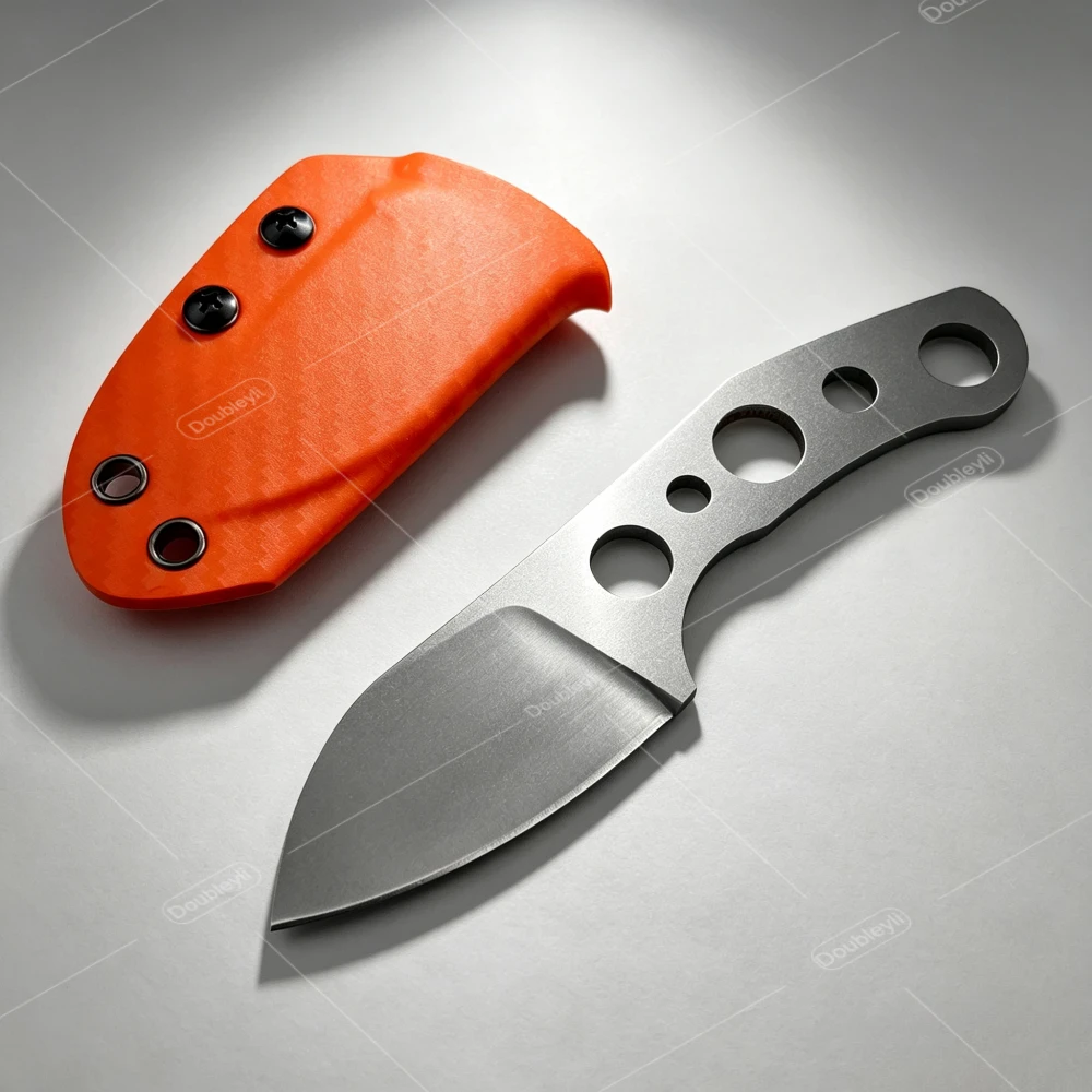 Compact Portable GMF1 Straight Knife Practical Compact Camping Tool with Sheath EDC Hiking Food‑prep Wood Whittling Carving Tool