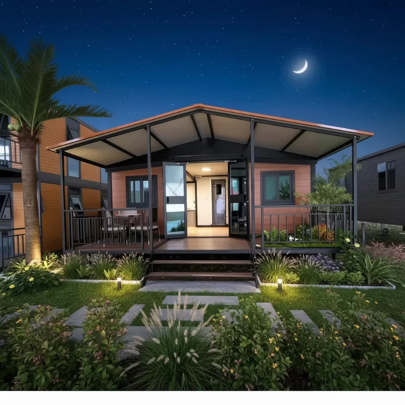 Prefabricated Extendable Houses Home Cost Expandable Portable 40ft Prefab Office Steel Folding Top Foldable Container House