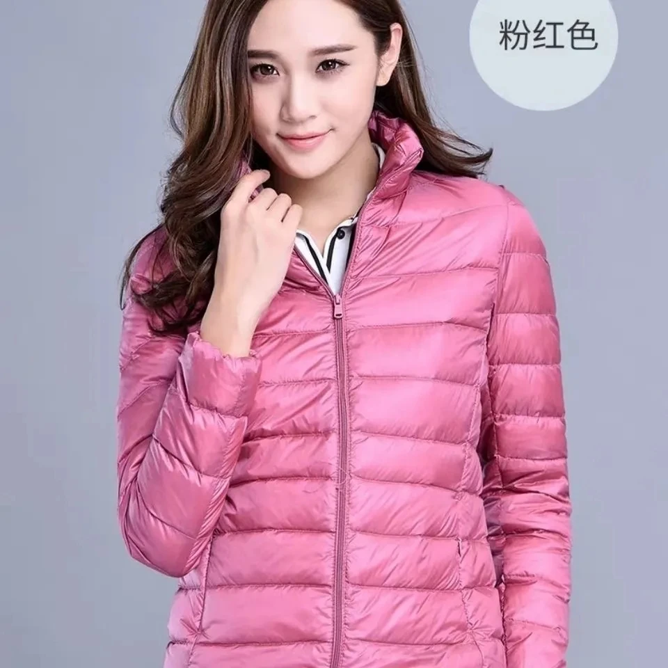 2023 Female Autumn Winter Warm Ladies Light Women Down Coat Spring Jackets Ultralight Hooded Down Jacket Oversized jacket S-8XL