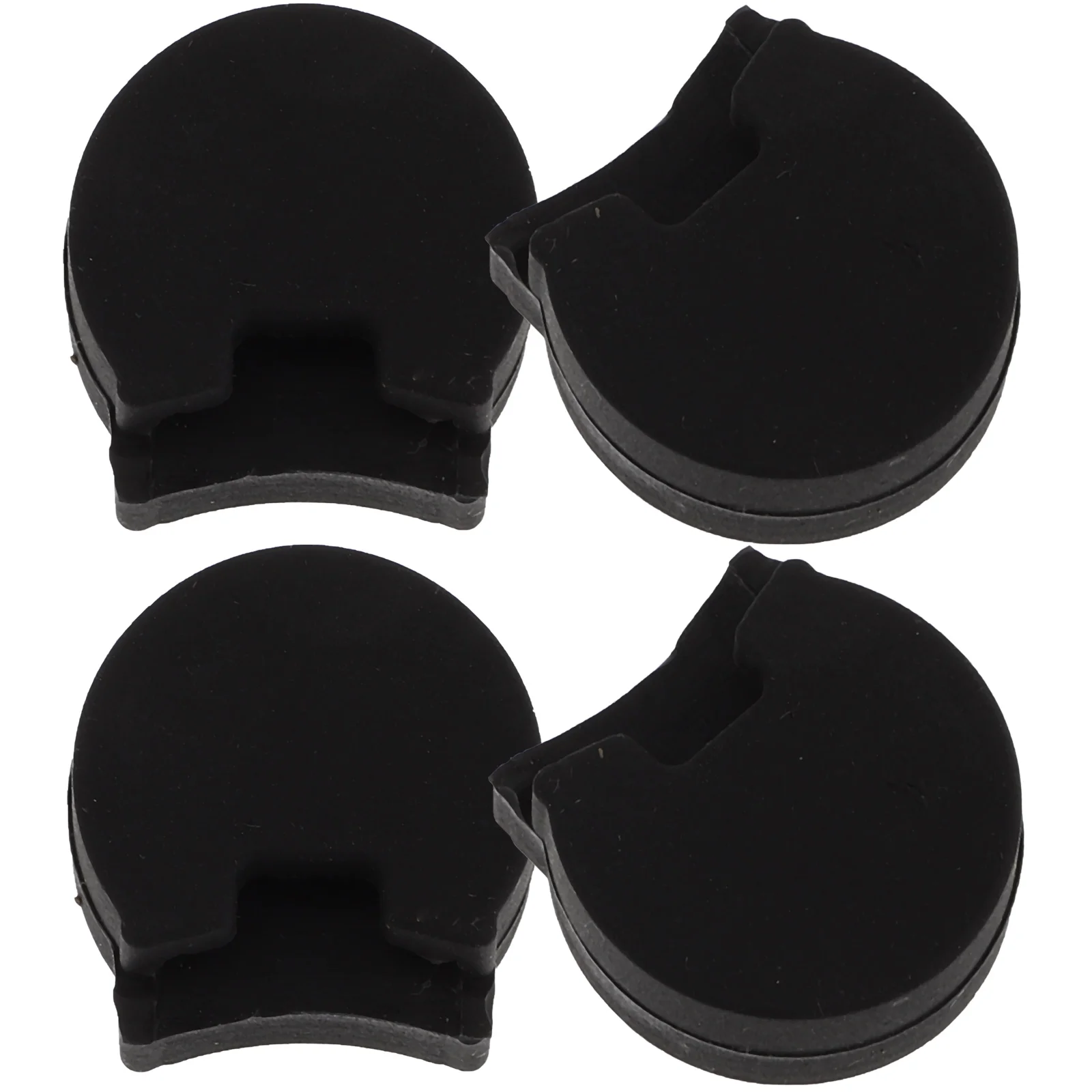 4 Pcs Clarinet Finger Support Silicone Thumb Rest Refer to Saxophone Cover Black Cushion