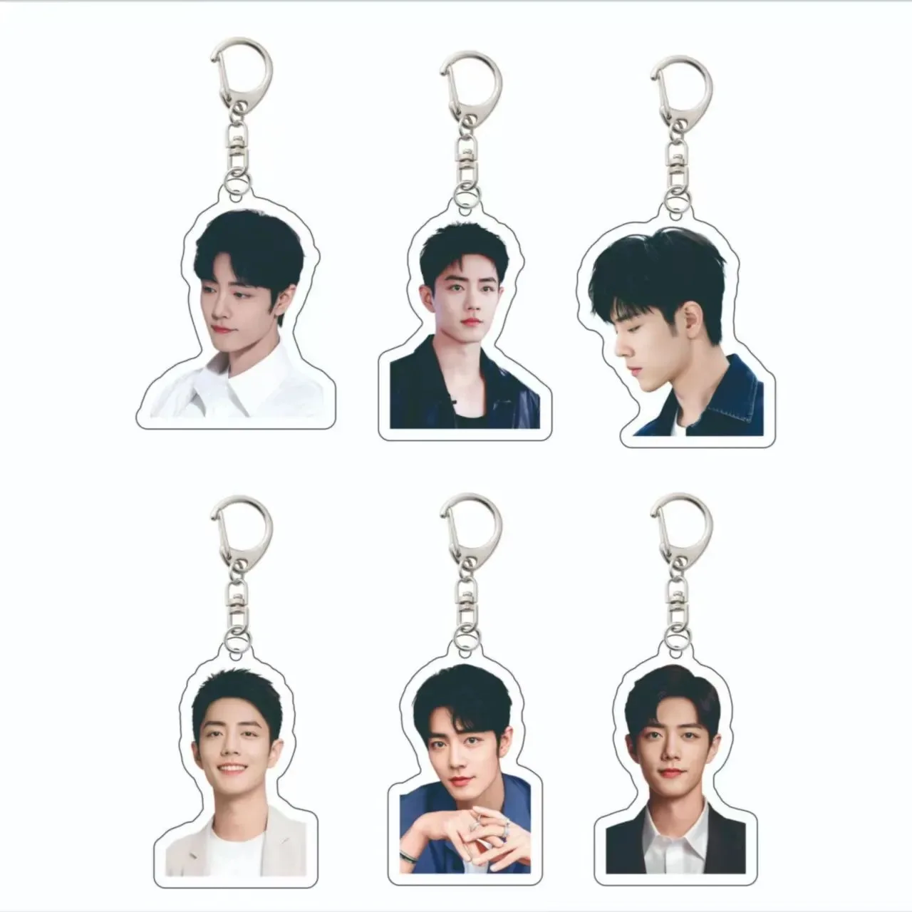 

Сяо Чжань красивая звезда акриловый двусторонний брелок для косплея подвеска-рюкзак