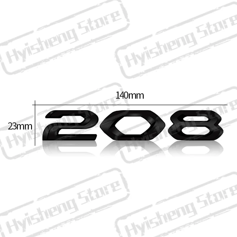 Metal Car Styling For New Peugeot 208 308 408 508 Tricolor Blue White Red Sticker Front Hood Badge Rear Trunk Body Emblem