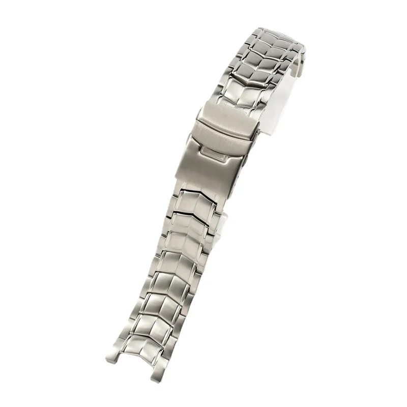 Solid Steel Strap for Casio 524 Edifice Series 5051 Notch Watch Bracelet EF-524D-7AV