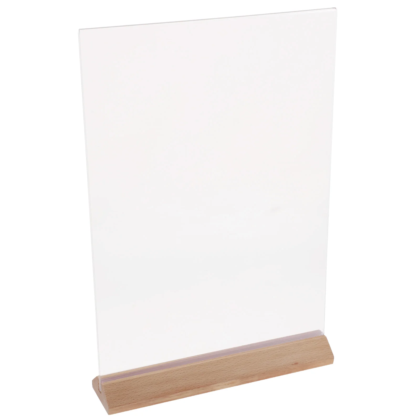 

Table Card Holder Acrylic Stable Base Display Rack Menu Sign Stand Price Tags Holder Table Top