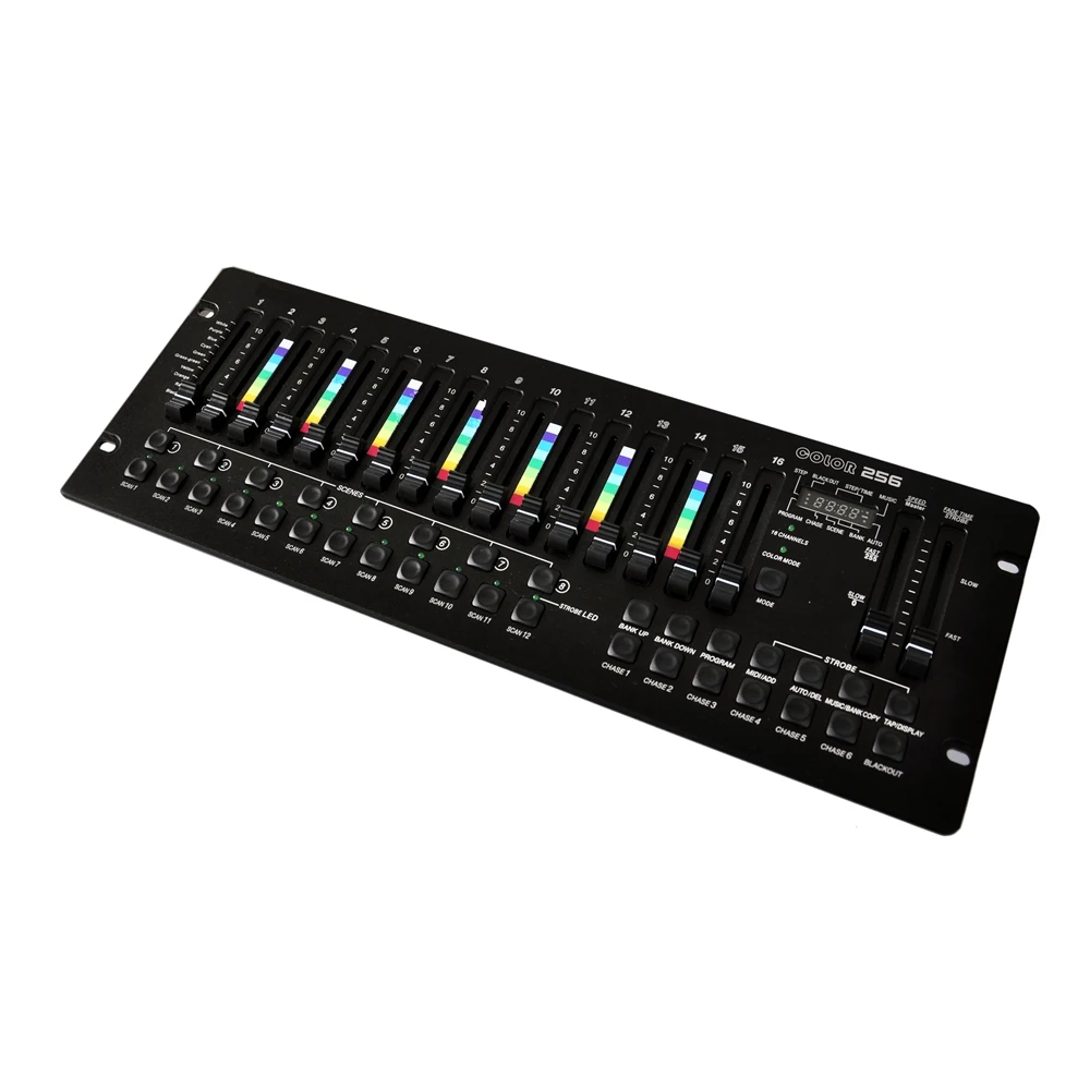 Gigertop TP-D1360 COLOR-256 Console Podium Licht Controller DMX512/1990 Standaard 192 Computer Licht Ingebouwde Programma Kleur Effect
