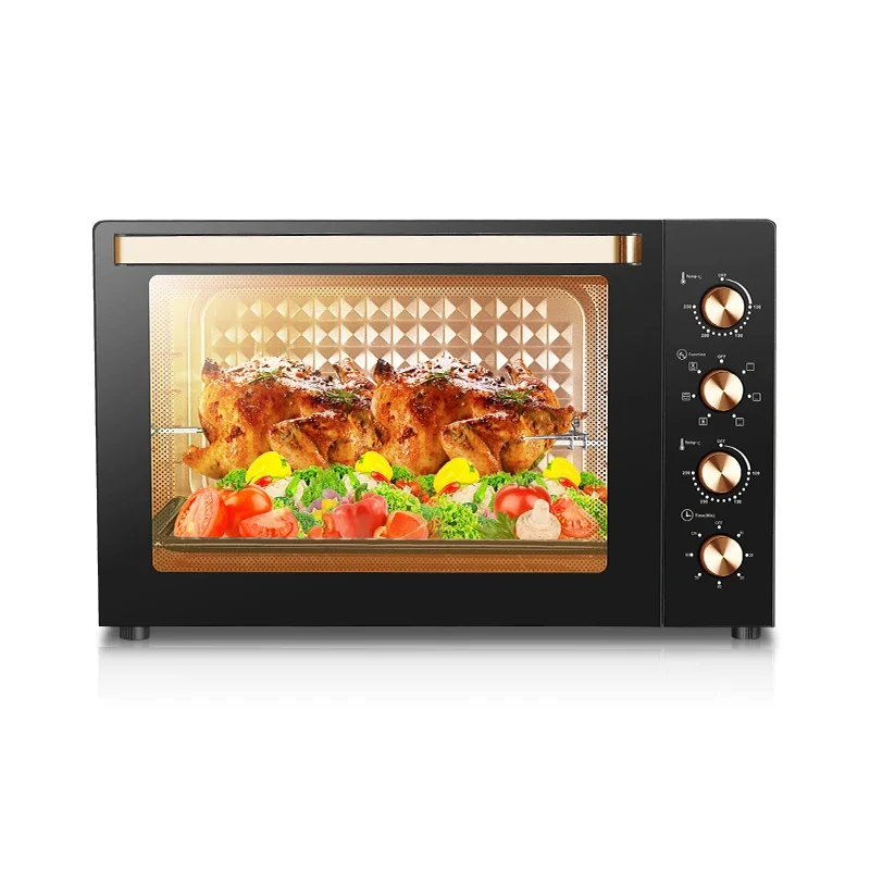 

60L super large liter double glass door oven Factory OEM household and commercial ovens