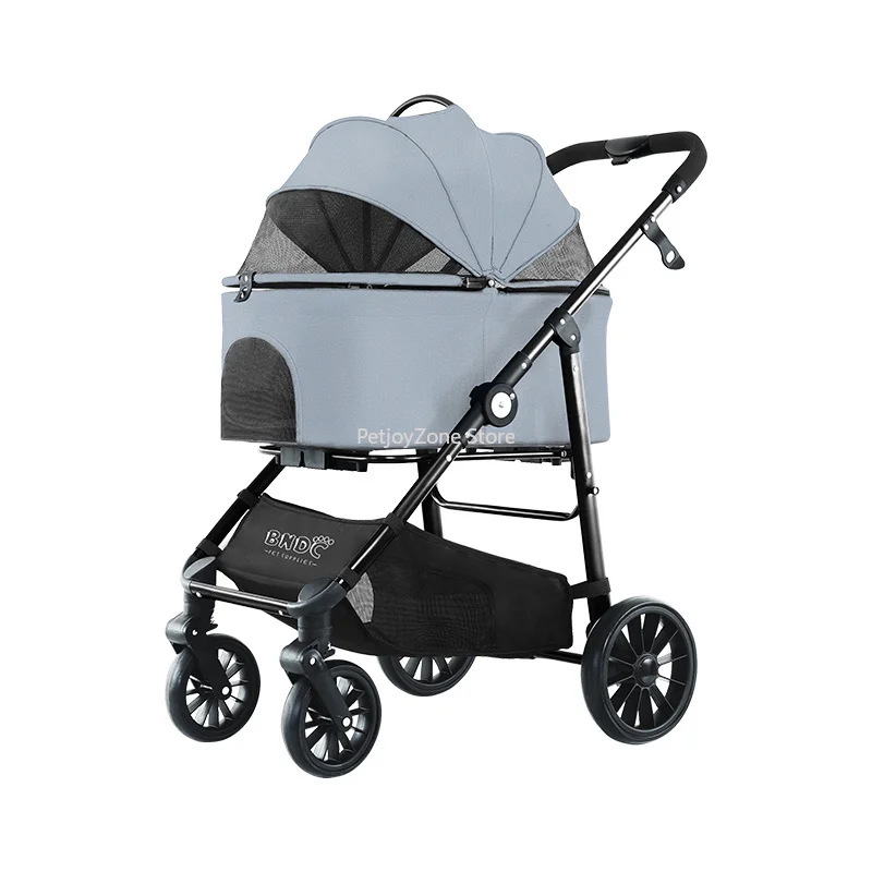 Direct Sale Pet Stroller Dog Stroller Luxury 4 Wheels Pet Stroller