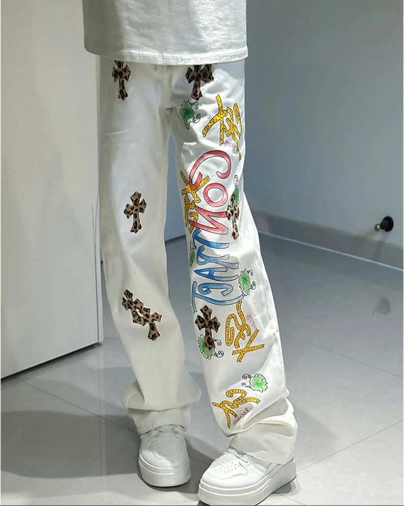 Neue frühling herbst baumwolle plus größe marke junge weibliche frauen mädchen Stickerei streetwear gerade jeans