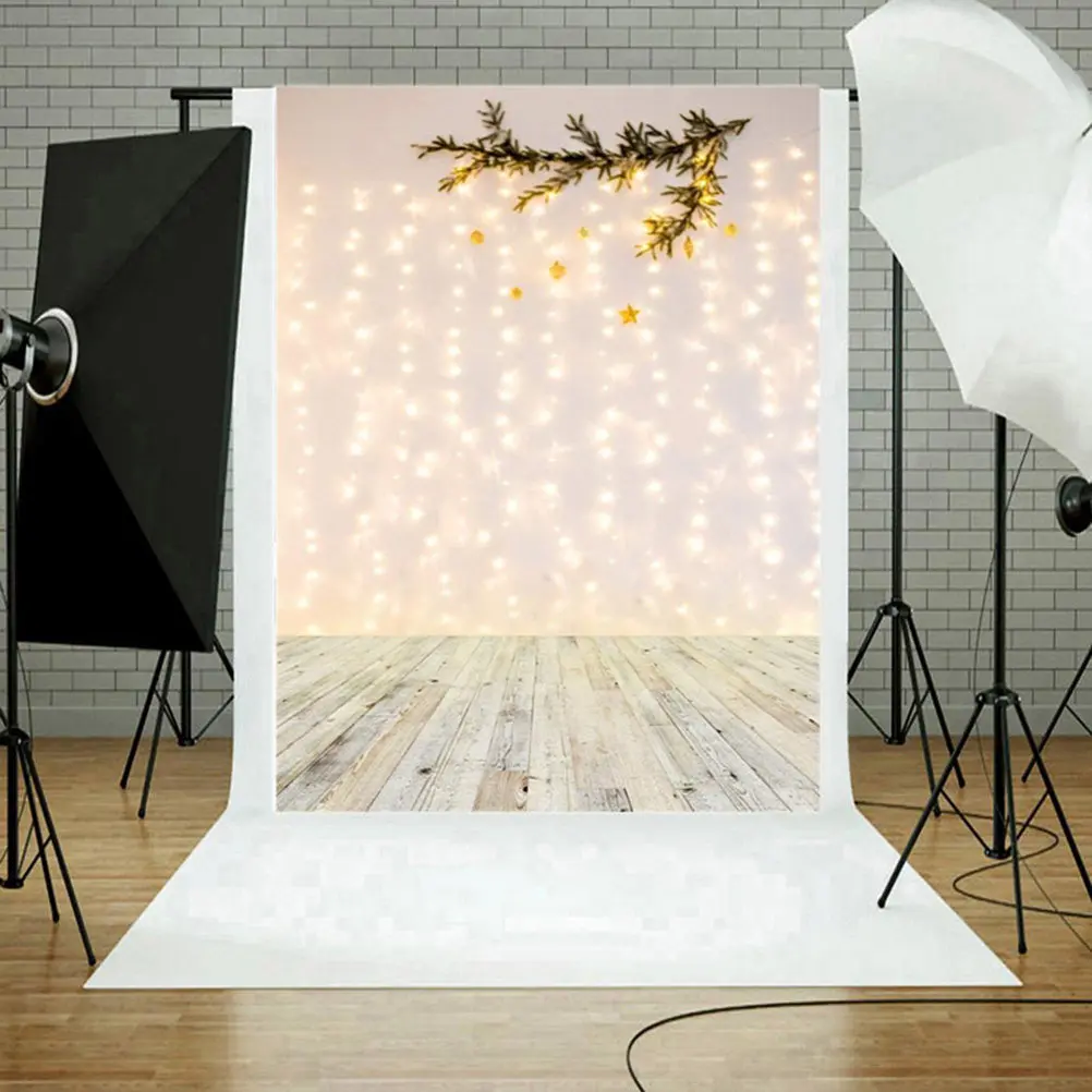 

Christmas Lights Photo Backdrop Seamless Wrinkle Free Premium Fabric Studio Photography Background for Professional Pictures