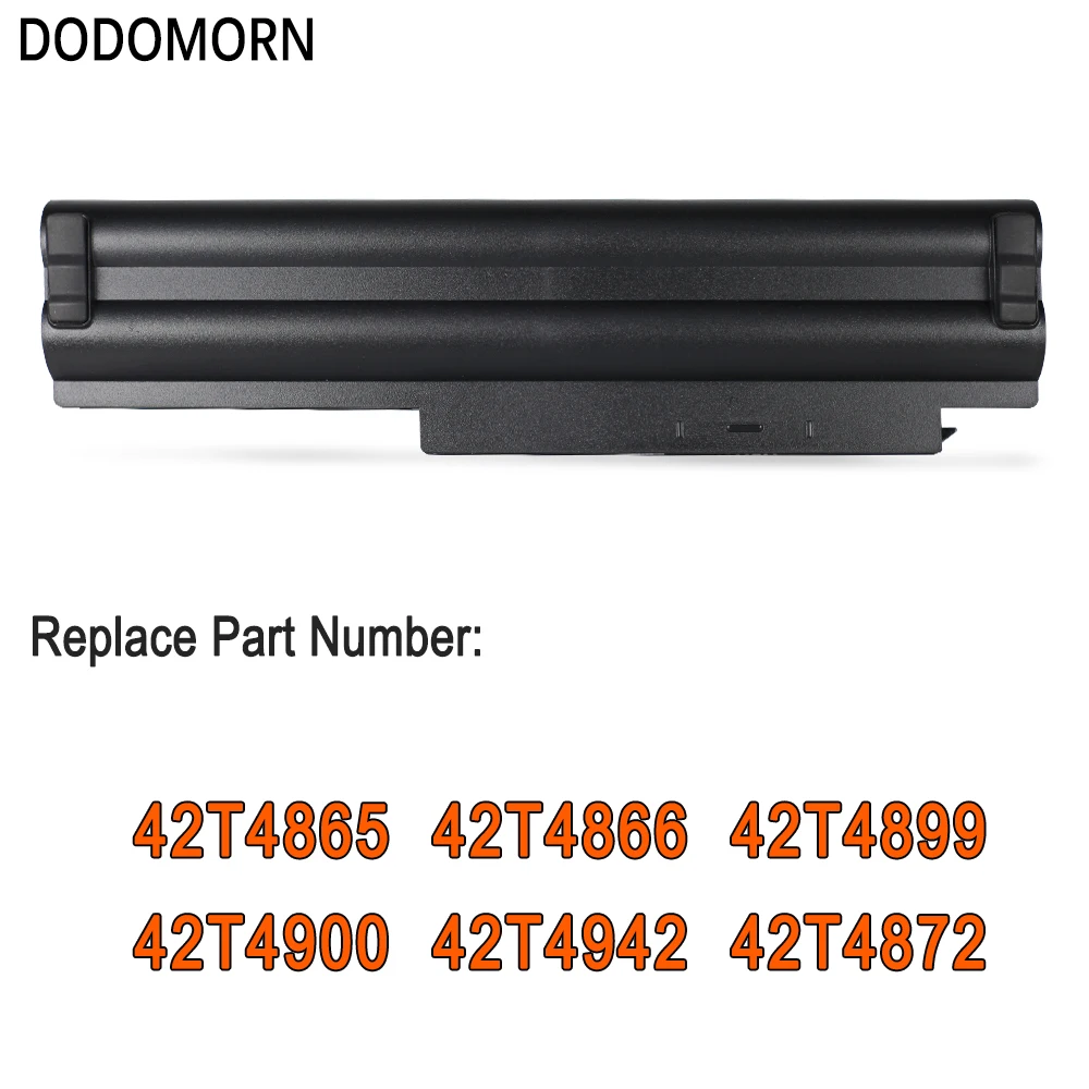 DODOMORN 42T4865 Laptop Battery For Lenovo ThinkPad X220  X220i X220S Notebook Replace parts 42T4899 42T4942 42T4872 42T4866 29+