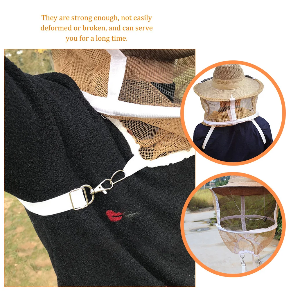 

1 Set Beekeeping Hat Gloves Kit Sheepskin Protective Netting Hat Long Sleeve Reusable Safety Gloves For Professional Apiculture