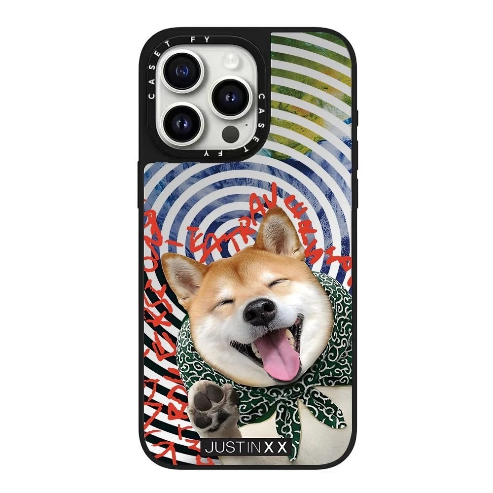 علامة تجارية مشتركة 【فقط في XX حيوان لطيف للحيوانات الأليفة】 حافظة هاتف iPhone 16 ProMax مقاومة للصدمات مناسبة لـ Apple لـ 15/14/13/12 لطيفة ومضحكة