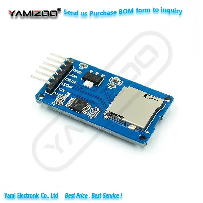 10pcs Micro SD Mini TF Card ReadeR-module SPI Interfaces With LeveL Converter Chip