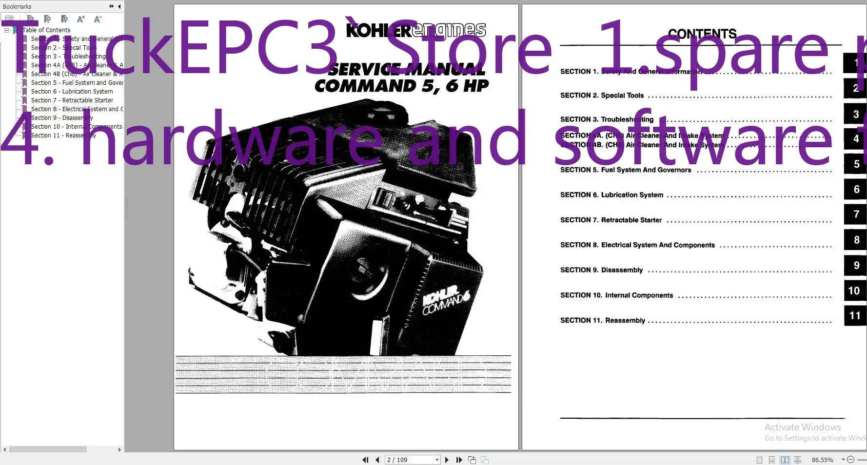 

TruckEPC3 Kohler Engine 1,45 ГБ PDF-операторы и руководство по технике обслуживания, руководство по обслуживанию